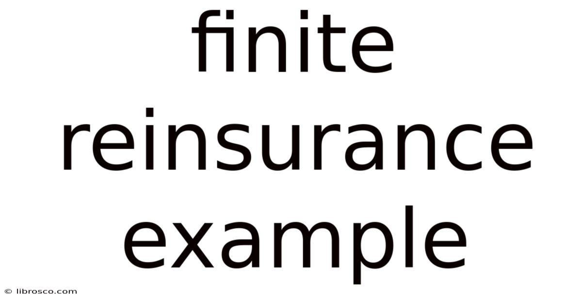 Finite Reinsurance Example Finite Reinsurance Example