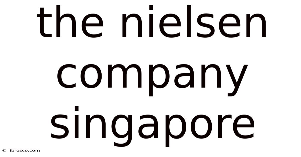The Nielsen Company Singapore