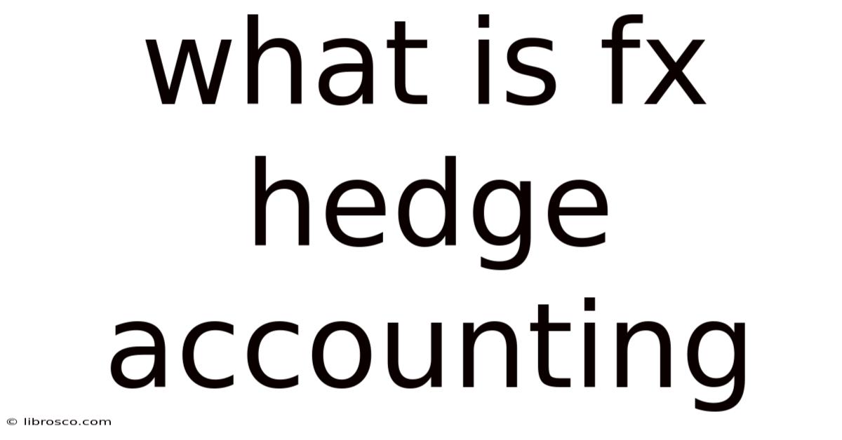 What Is Fx Hedge Accounting What Is Fx Hedge Accounting